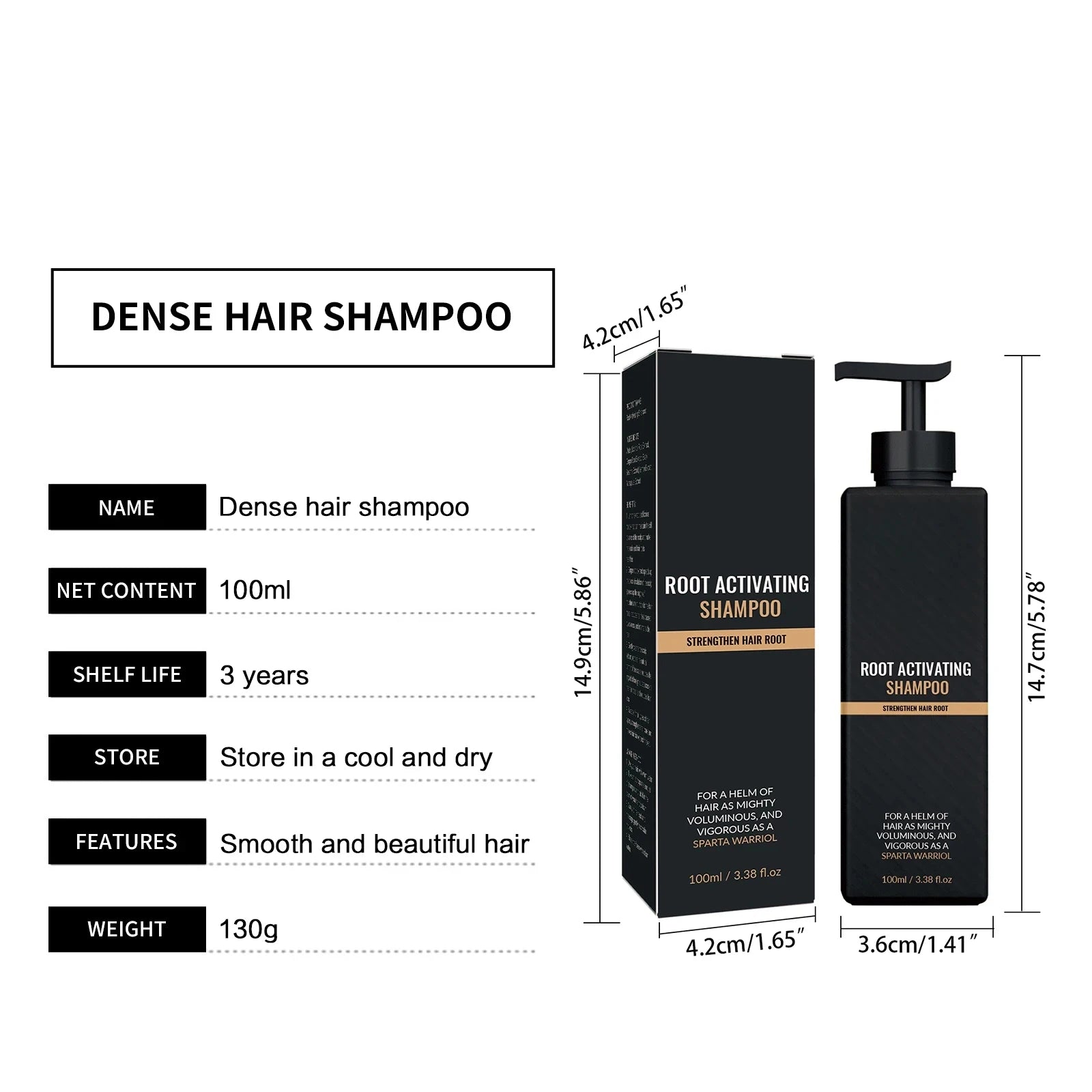 Shampoo Stimulates Hair Growth, Reduces Hair Loss, Eliminates Dandruff