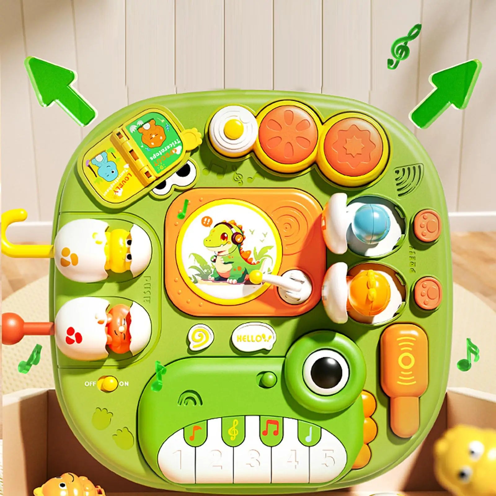 Dinosaur Play Board Musical Creativity &amp; Learning for Kids