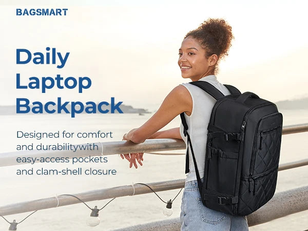 Balo Du Lịch BAGSMART Chống Trộm Chống Nước 17.3