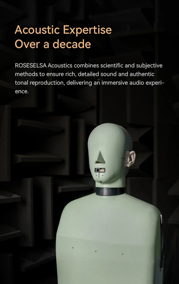 ROSESELSA Aurora Ultra Hybrid HiFi Sound Headphones