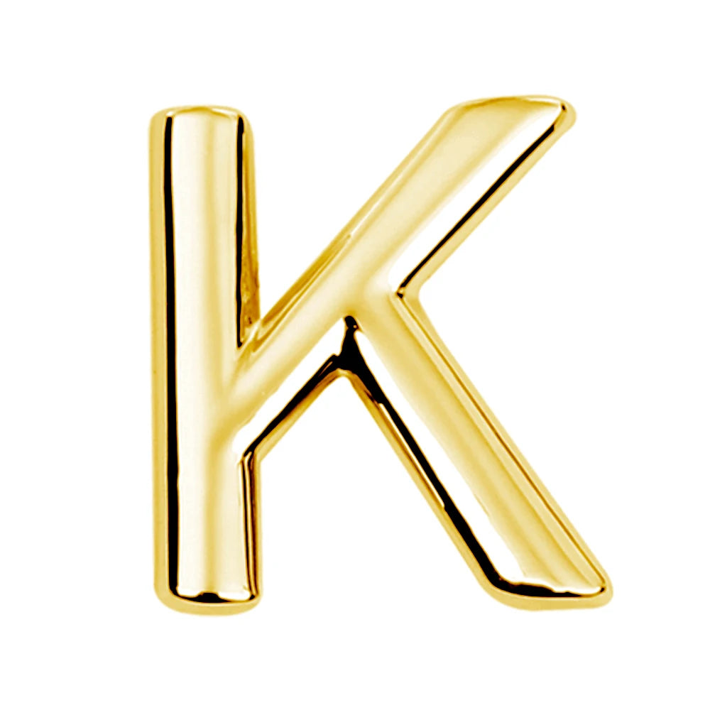 男士及男孩適用的優雅A-Z字母領帶夾