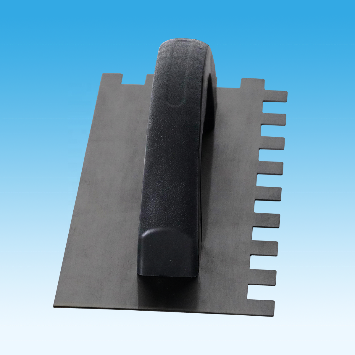 9"x 4" V-notched plaster trowel 