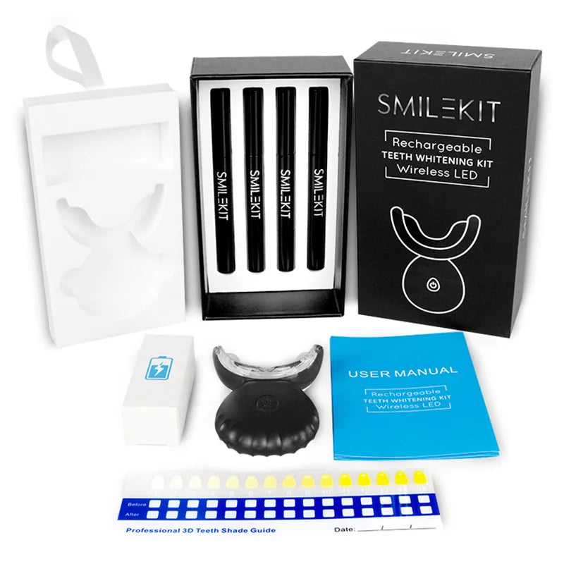 2022 Wireless LED Teeth Whitening Kit - Brighten Your Smile