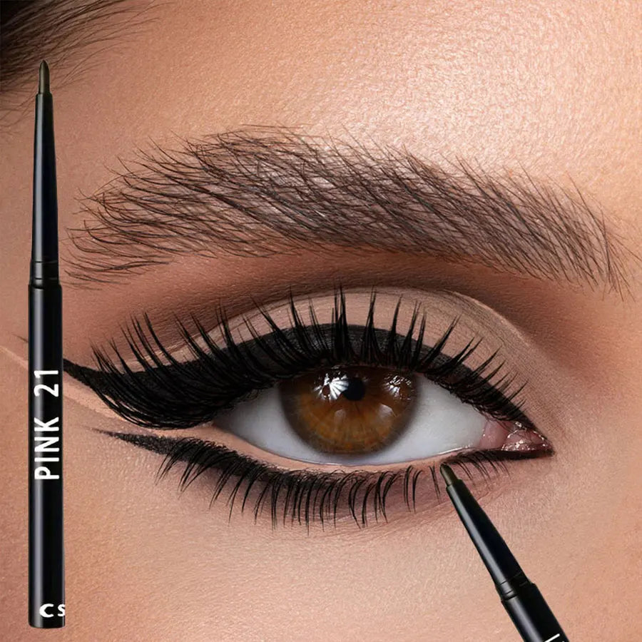 5-Piece Black Eyeliner, Waterproof, Long-lasting, Smudge-proof