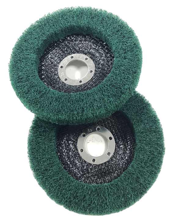 High quality nylon grinding disc 115mm, grit 180/320, used for angle grinders, sanding pads, polishing wheels 