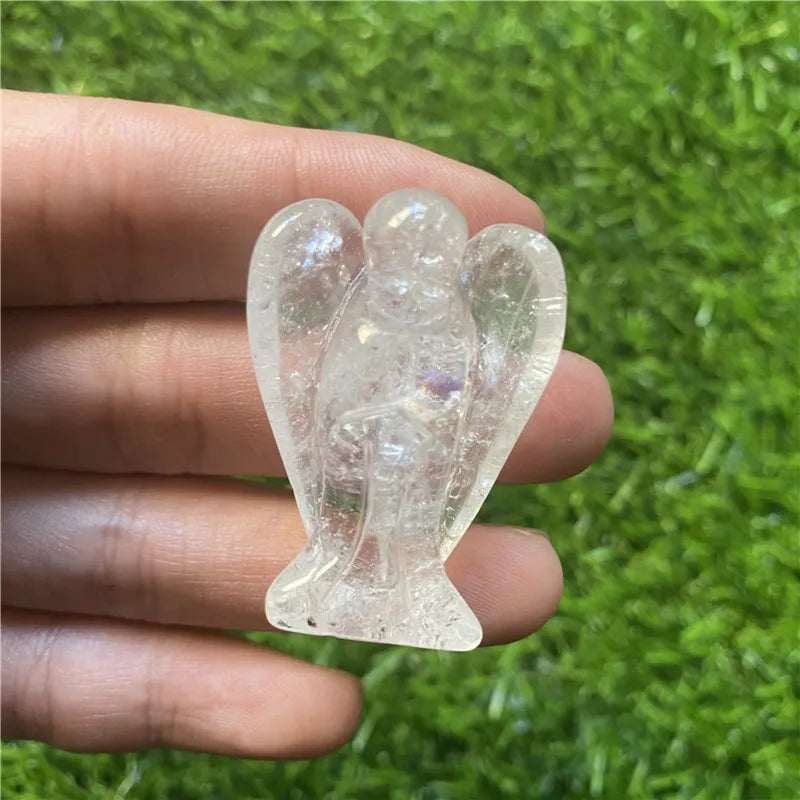 Thiên Thần Bảo Vệ - Tượng Pha Lê Tự Nhiên 1.5