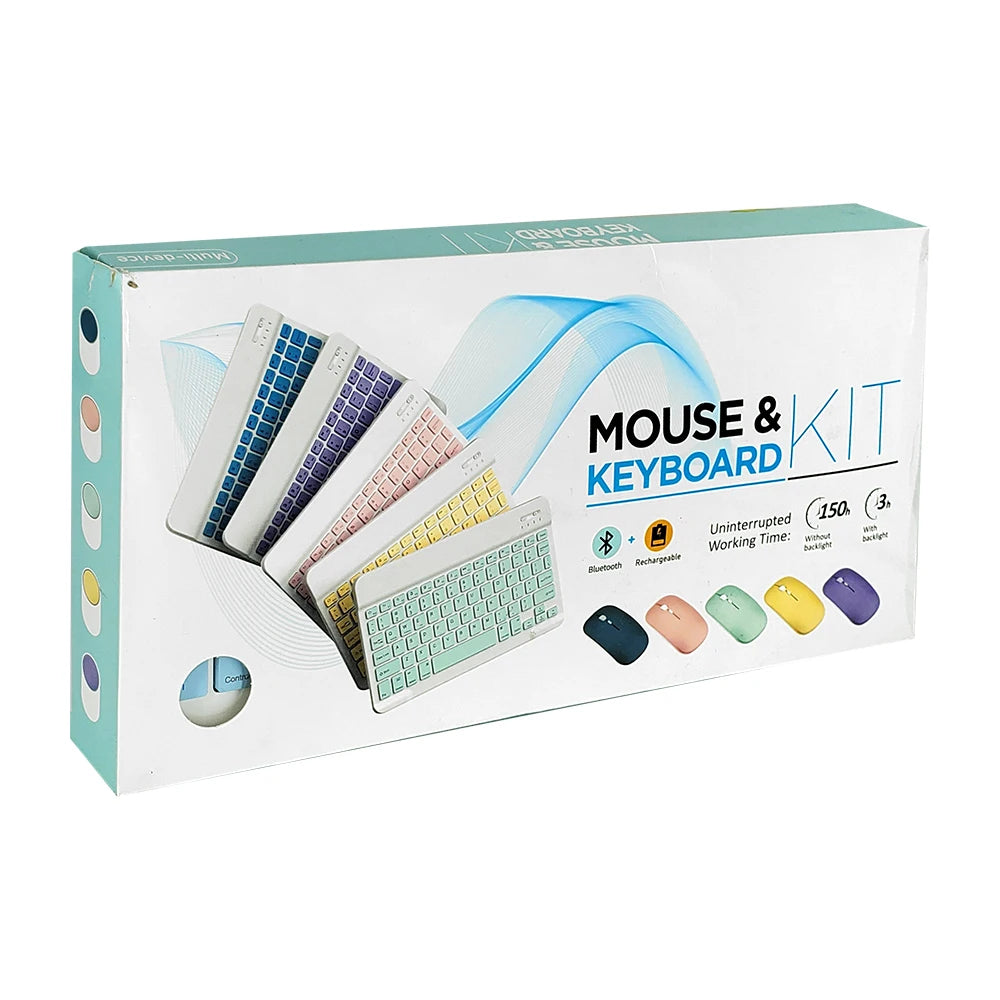 Wireless Bluetooth Keyboard &amp; Mouse Kit FL-128