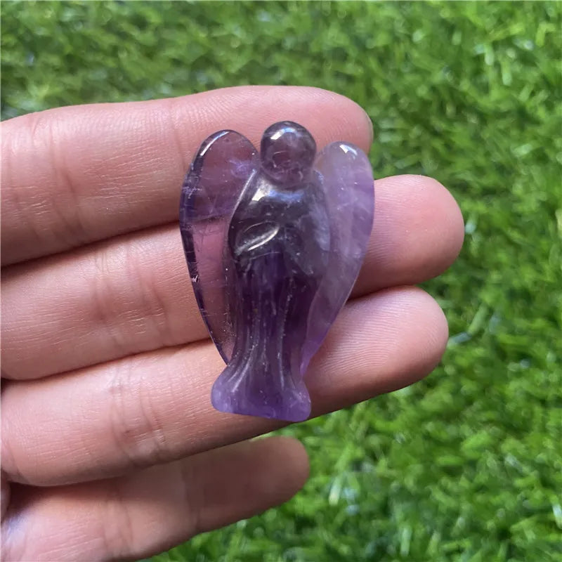 Thiên Thần Bảo Vệ - Tượng Pha Lê Tự Nhiên 1.5