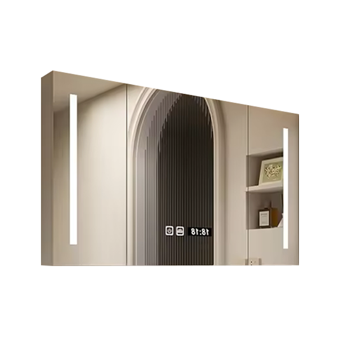 Waterproof LED Smart Mirror, Frameless Bathroom Mirror Display With Custom Function 