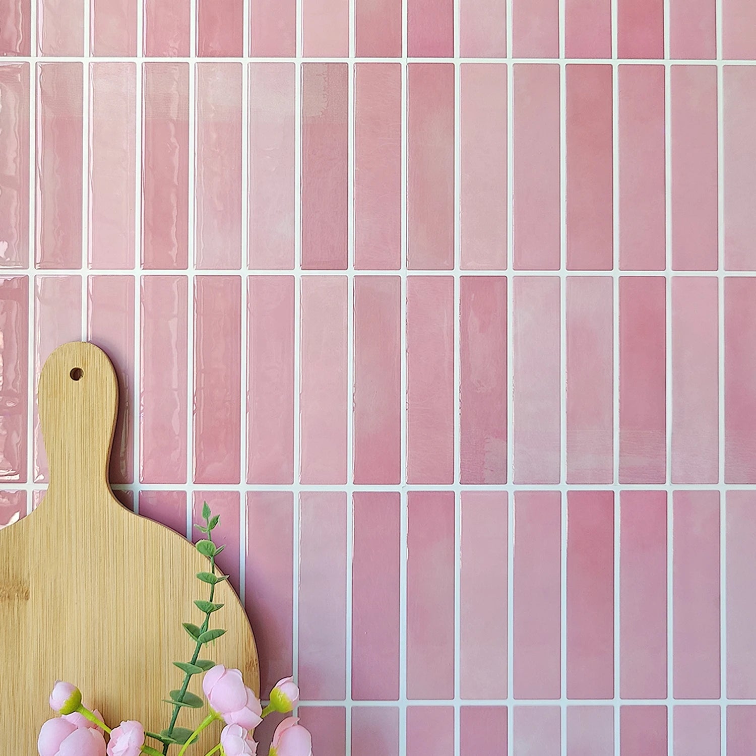 Bộ 10 Miếng Dán Tường 3D Giả Gạch Chống Nước Decor - Daisan Mart