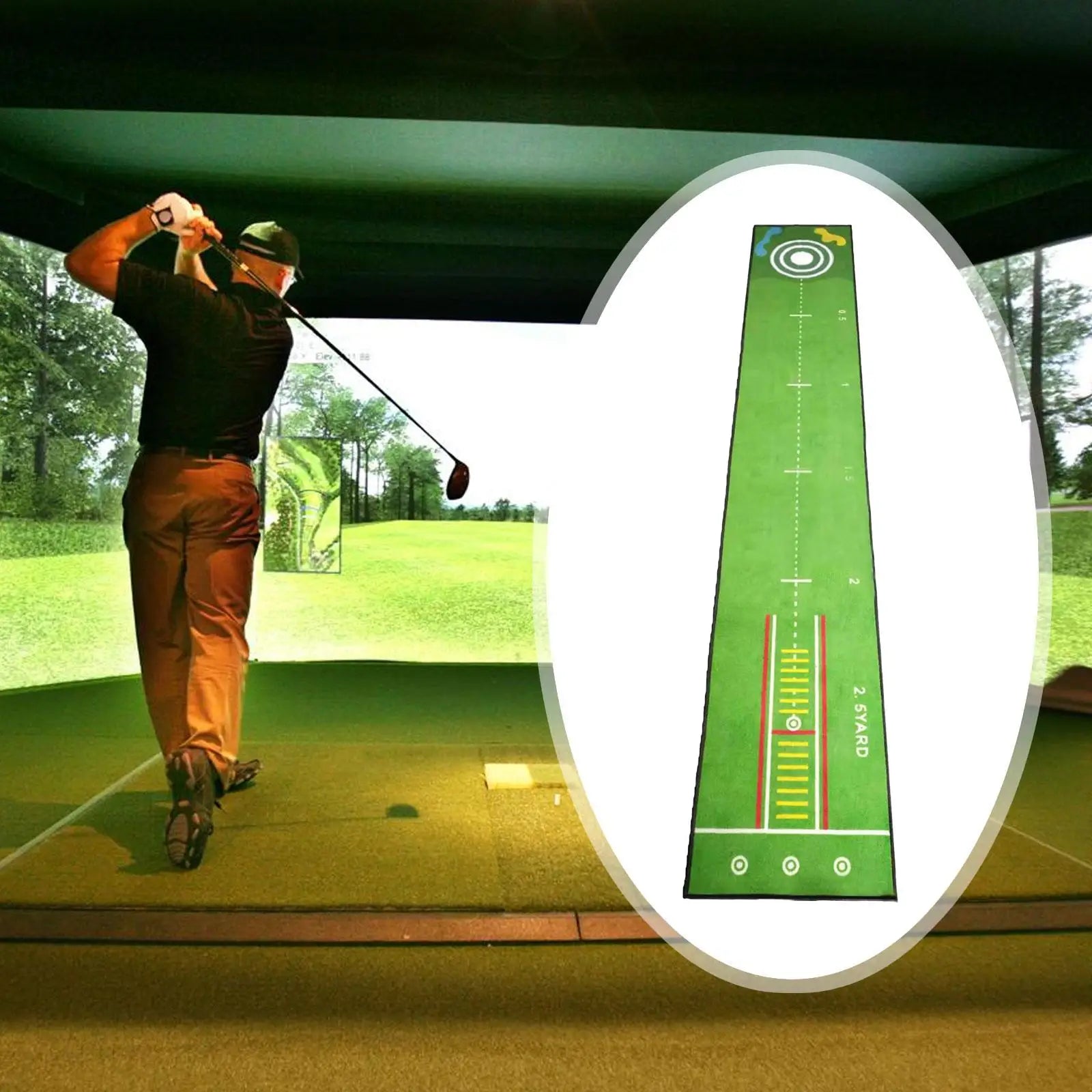 Portable Golf Practice Mat - Perfect Gift For Golfers