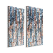 Classic style glazed porcelain tile 30x60cm, high depth, natural height, looks like natural stone for hotel outdoor wall 