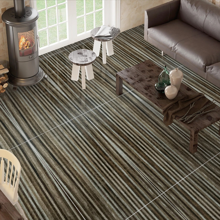 Glazed porcelain floor tiles, modern luxury living room interior 600x1200mm used to upgrade floors, walls, apartment rooms 