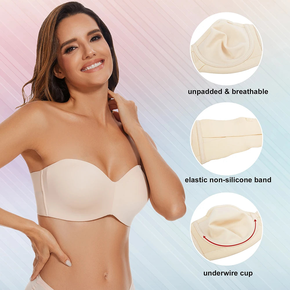 Wireless Push Up Bra For Women Big Size