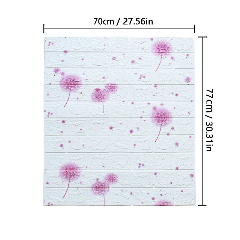 Giấy dán tường 3D chống thấm phong cách cổ điển