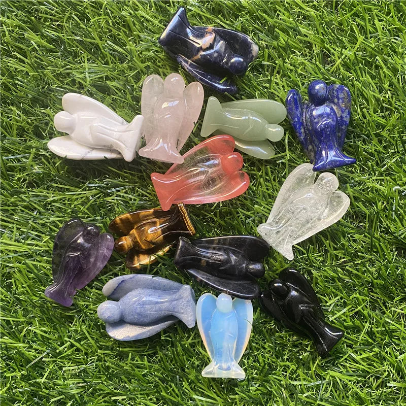 Guardian Angel - Natural Crystal Statue 1.5