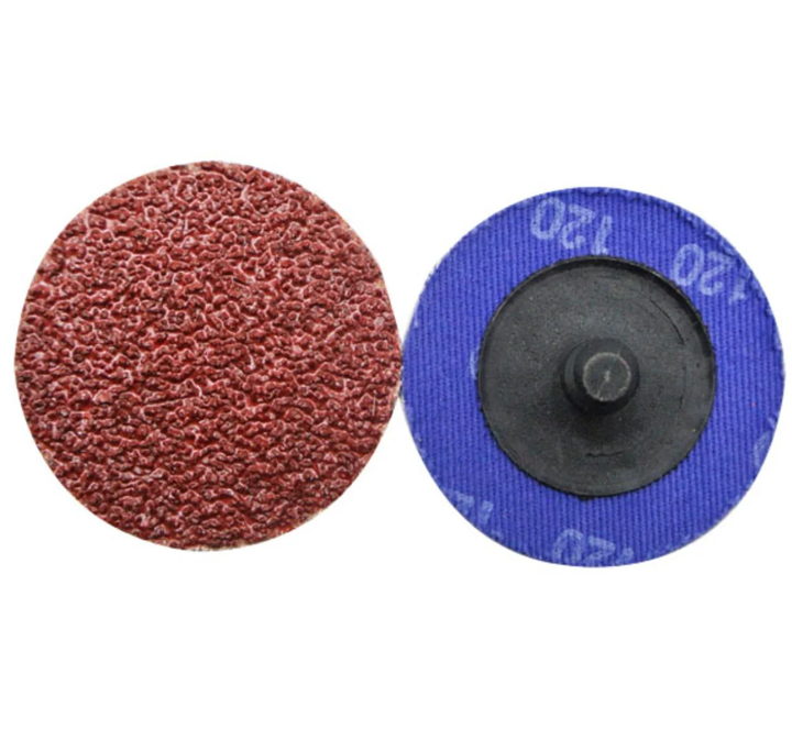 2 inch mini aluminum oxide sanding disc, easy installation, quick change, for DIY metal and wood grinding kit 