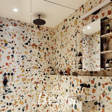 High-end Terrazzo Floor Tiles 20mm Thick Modern Design