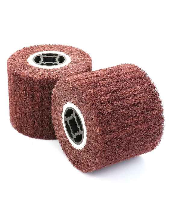 Nonwoven wire brush polishing, surface treatment, grinding wheel, wire wheel polishing tool for metal surface grinding 
