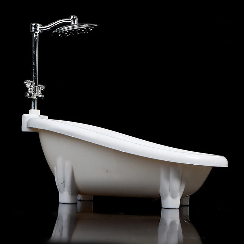 Mini Bathtub Dollhouse Toys Bathroom Accessories