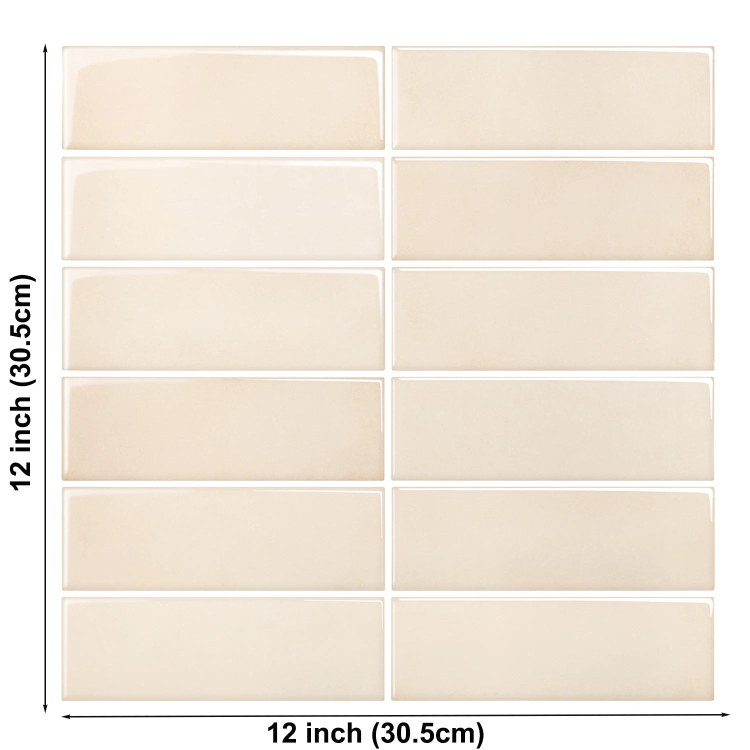 Peel and Stick Tiles Vinyl Wallpaper Self Adhesive Waterproof Wall Stickers for Home Decoration