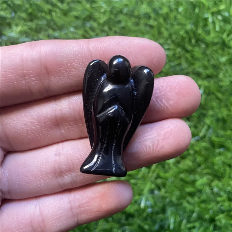 Thiên Thần Bảo Vệ - Tượng Pha Lê Tự Nhiên 1.5