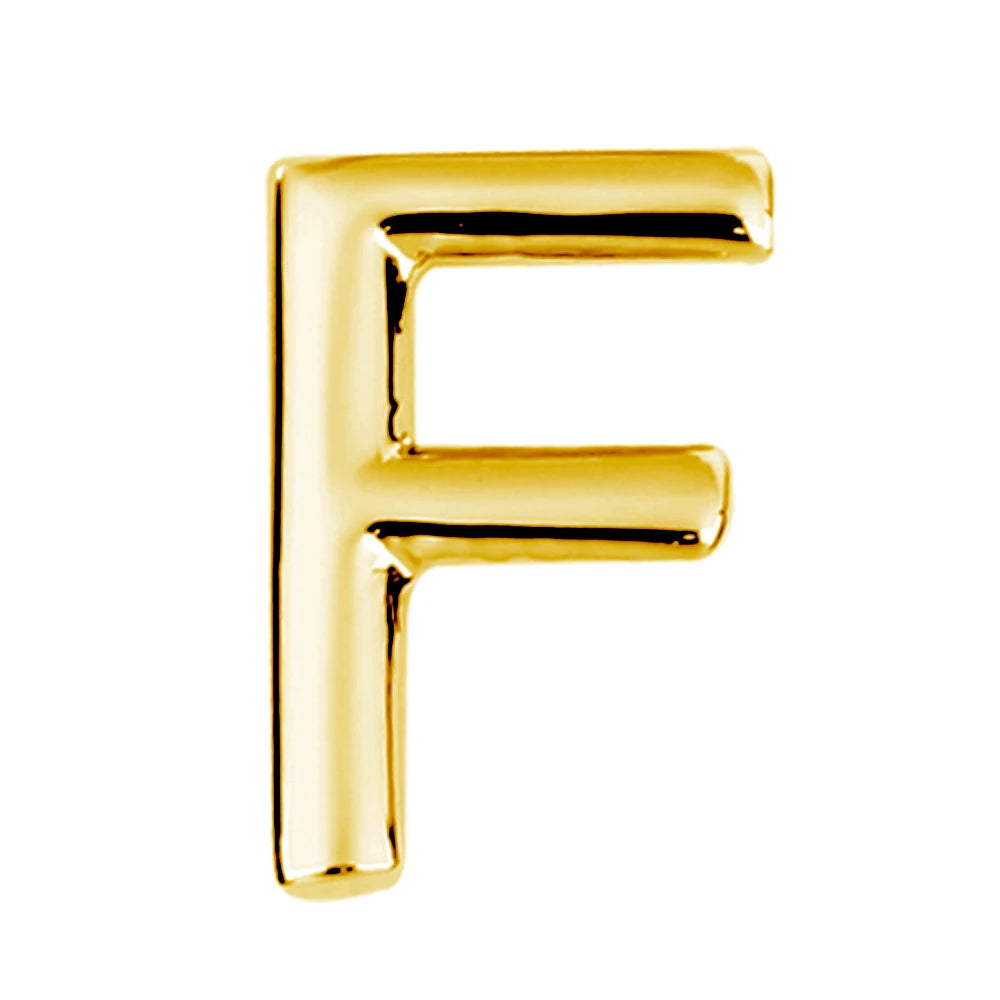 男士及男孩適用的優雅A-Z字母領帶夾