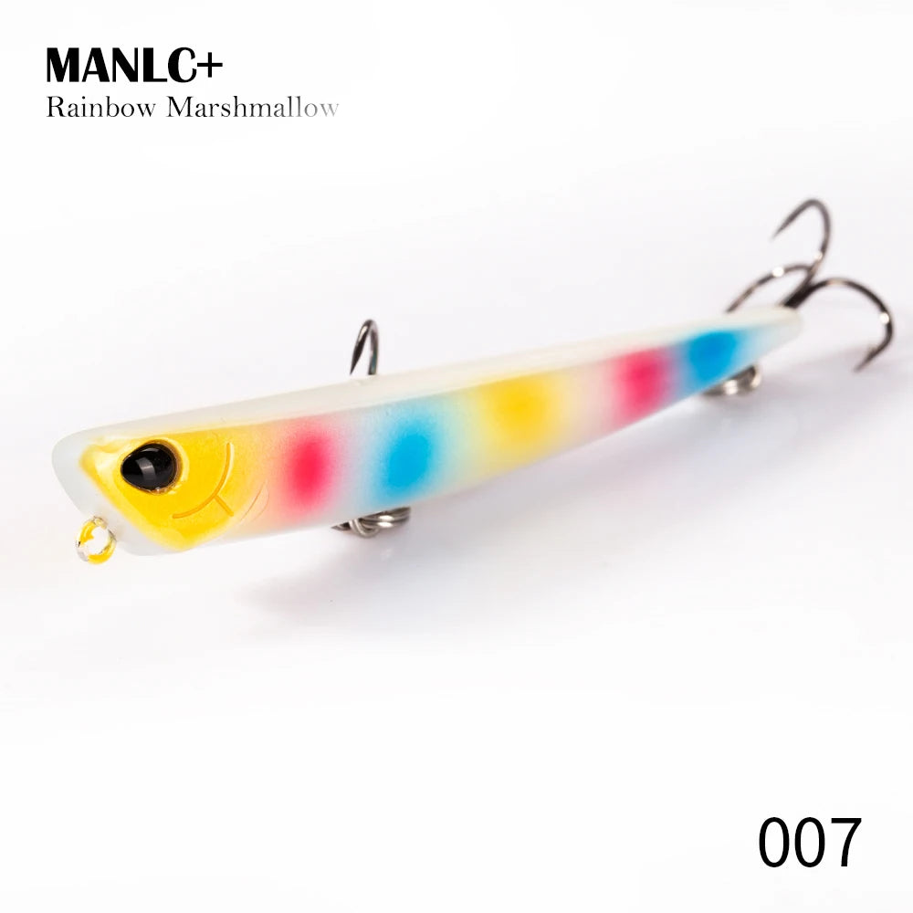 Hunthouse Sinking Pencil Fishing Lure 75mm/8g Bay RUF MANIC Stickbait BKK Hook Hard Lure For Seabass Fish Tackle lw507