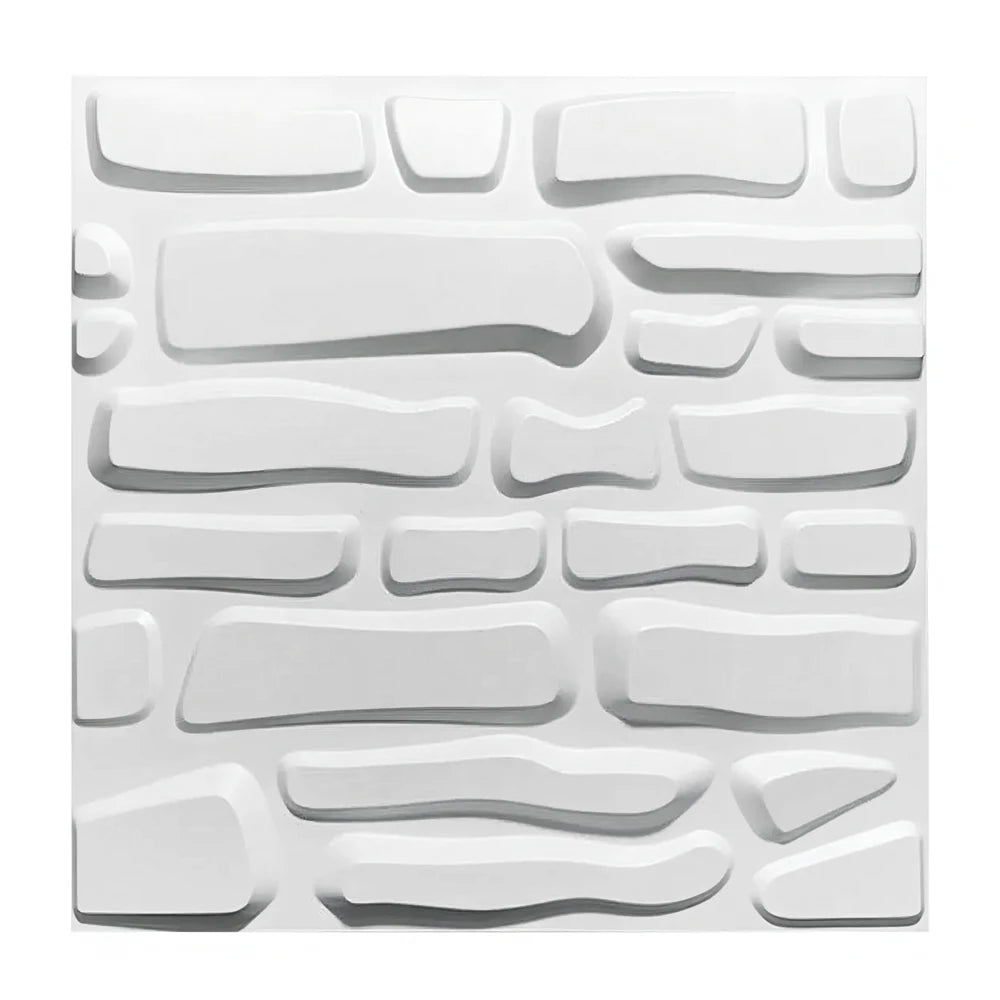 Modern geometric pattern 3D wall panel 50x50