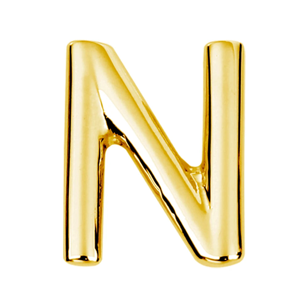 男士及男孩適用的優雅A-Z字母領帶夾