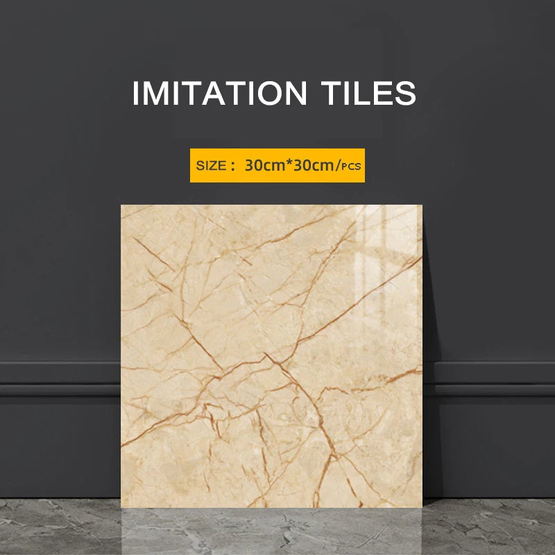 Imitation Tile 3D Wall Stickers Self-adhesive Wall Decoration Bathroom Waterproof And Moisture-proof Marble Kitchen Wallpaper