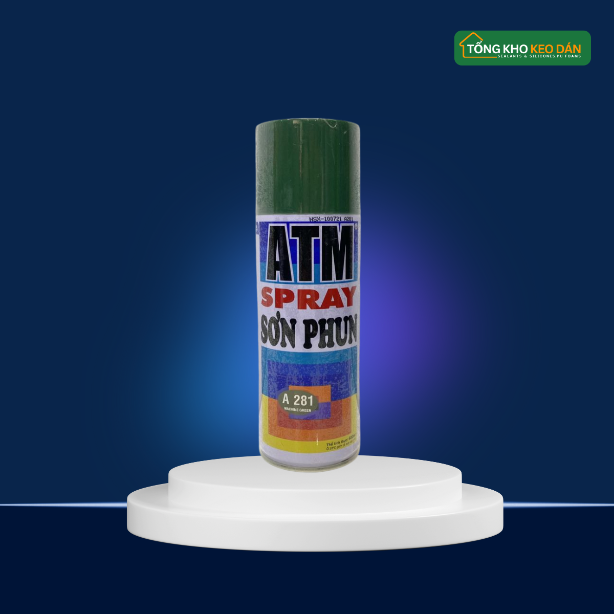ATM Spray Paint A281 Moss Green Machine 