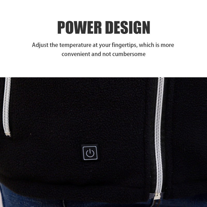 Áo Sưởi Thông Minh USB Du Lịch Đông Cho Cả Nam Nữ