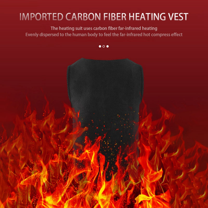 Áo Sưởi Thông Minh USB Du Lịch Đông Cho Cả Nam Nữ