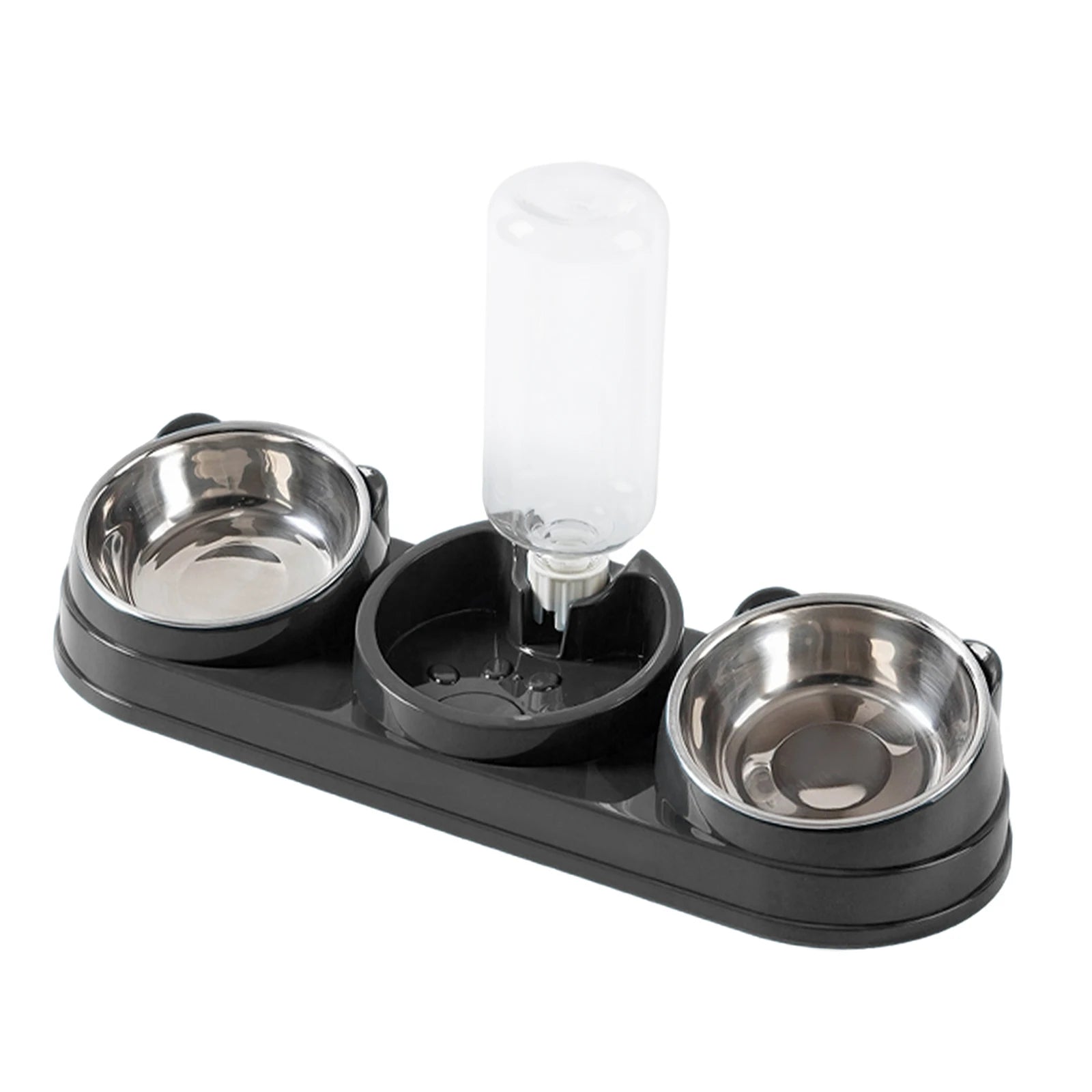 3 in 1 Multi-Function Pet Feeder with Automatic Waterer Detachable Bowls for Wet And Dry Food Suitable for Cats Dogs Rabbits - Daisan Mart