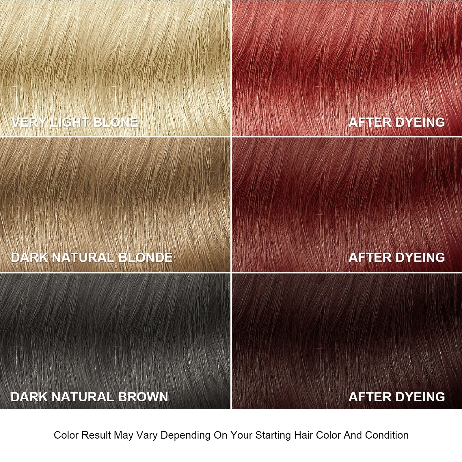 Dầu Gội Nhuộm Tóc Màu Sáng Bóng Lâu Phai Cosplay