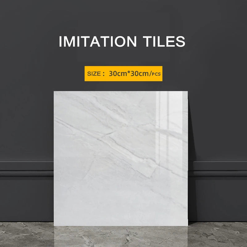 Imitation Tile 3D Wall Stickers Self-adhesive Wall Decoration Bathroom Waterproof And Moisture-proof Marble Kitchen Wallpaper