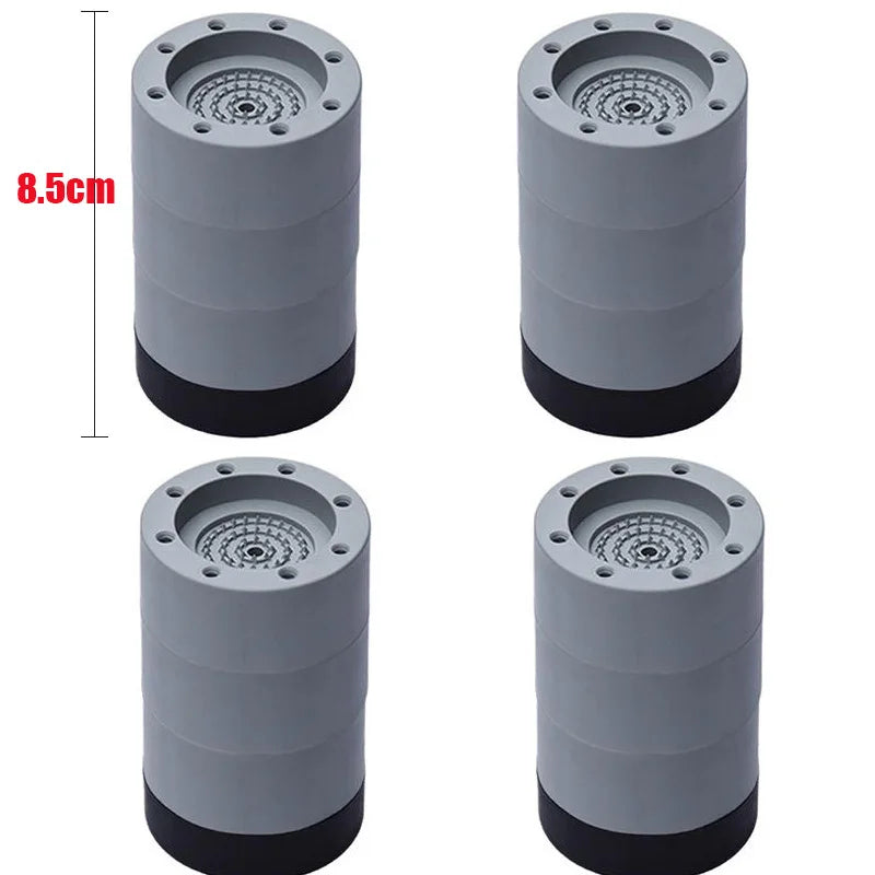 4個裝防震腳墊橡膠墊防滑靜音通用洗衣機冰箱支撐避震器洗衣機支架