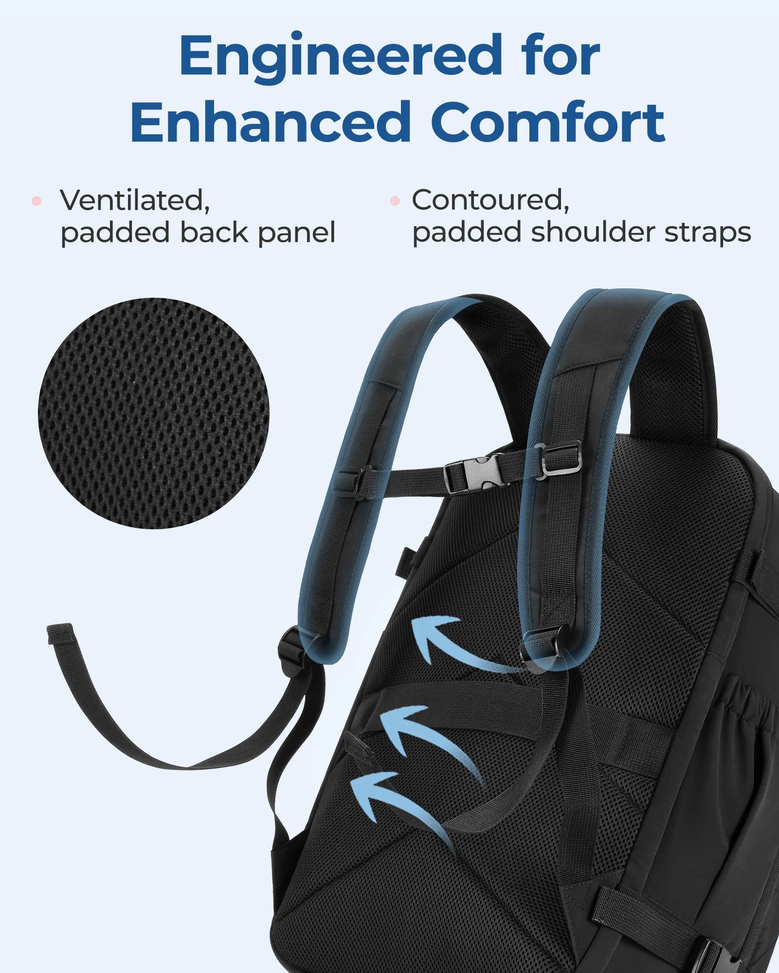 Balo Du Lịch BAGSMART Chống Trộm Chống Nước 17.3