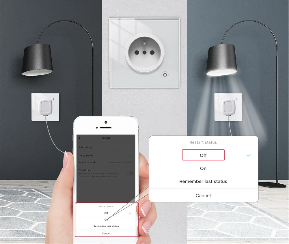 Ổ Cắm Thông Minh Moes ZigBee - Điều Khiển Bằng Giọng Nói