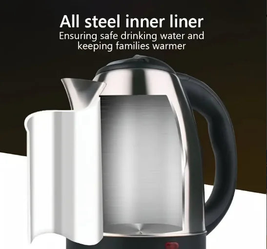 304 Stainless Steel Electric Kettle 1.8L 1000W Capacity Discount