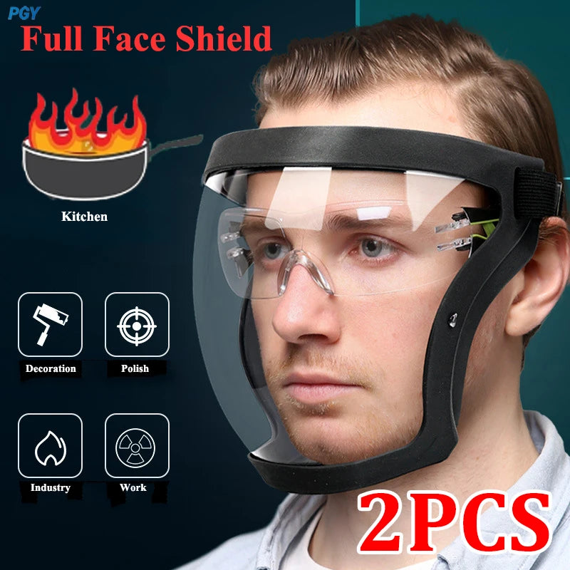 Outdoor Waterproof Transparent Protective Mask