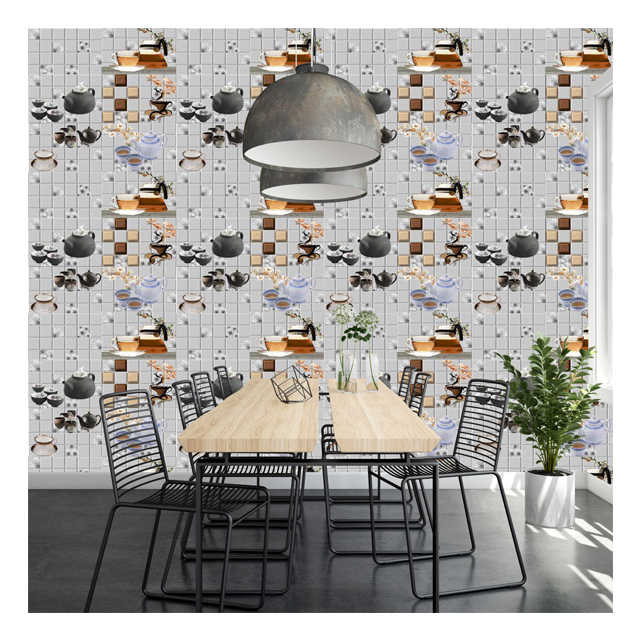 High quality modern ceramic digital decorative wall tiles 20x30cm, glossy surface for kitchen and bathroom interior design 