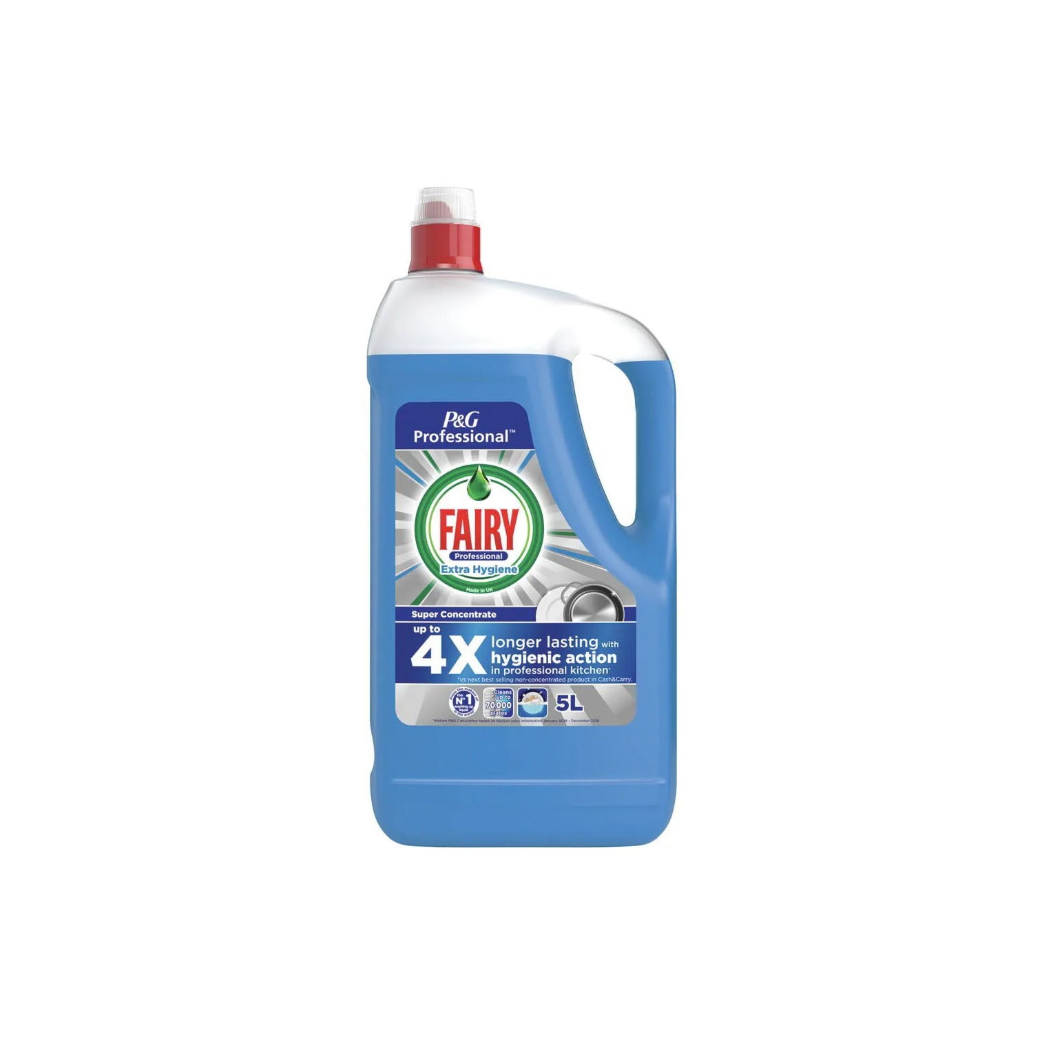 Nước rửa chén Fairy 5L công thức xả nhanh và không cặn