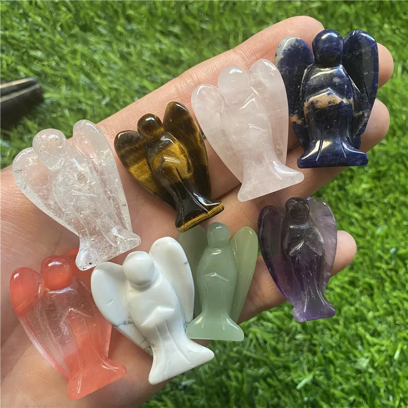 Guardian Angel - Natural Crystal Statue 1.5