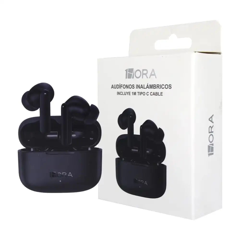 AUTH206 Wireless Headphones Black 1 Hour, Type-C Port