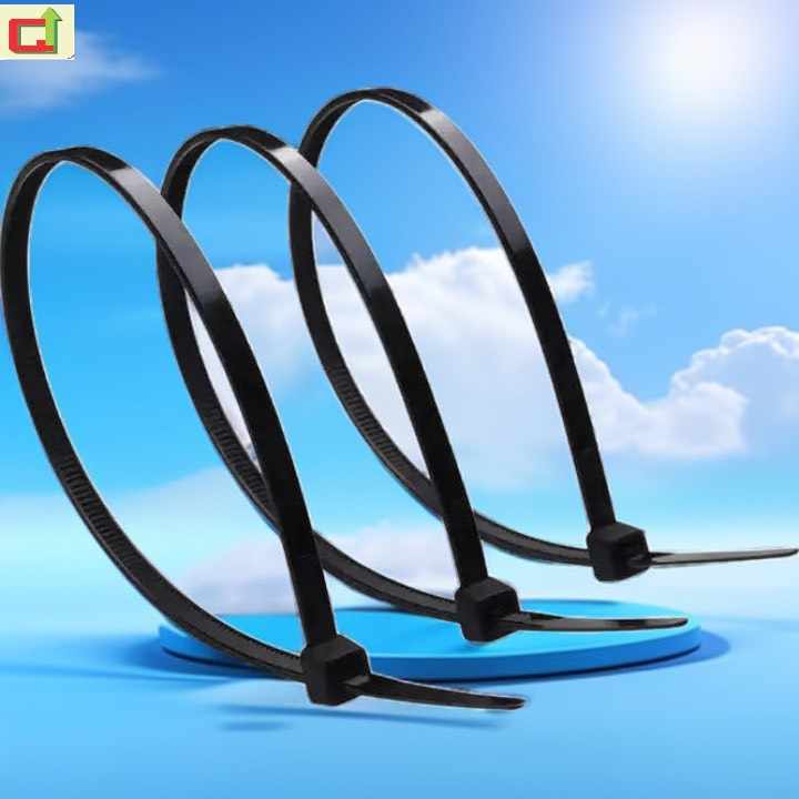 Super Lock Cable Ties Custom Color Self Locking with UV Resistant Plastic Zipper Size 100 150 200 250 300 350 400 450 500 Nylon 