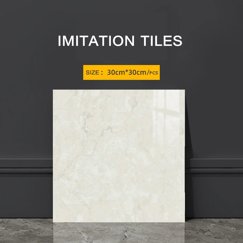 Imitation Tile 3D Wall Stickers Self-adhesive Wall Decoration Bathroom Waterproof And Moisture-proof Marble Kitchen Wallpaper