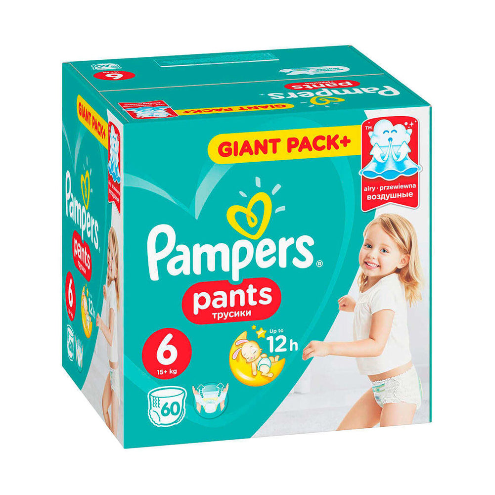 Bỉm Pampers với thiết kế vừa vặn ôm sát và tính năng chống tràn - Daisan Mart
