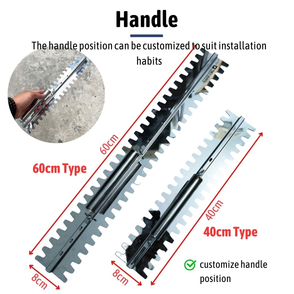 Sawtooth trowel 